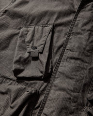 Men's Cotton Nylon Micro Ripstop Field Jacket Charcoal