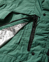 Men's Metal Lamina Ripstop Heat Reactive Hooded Jacket Malachite