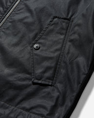 Men's Ghost All-Weather Cotton Canvas Hooded Jacket Black