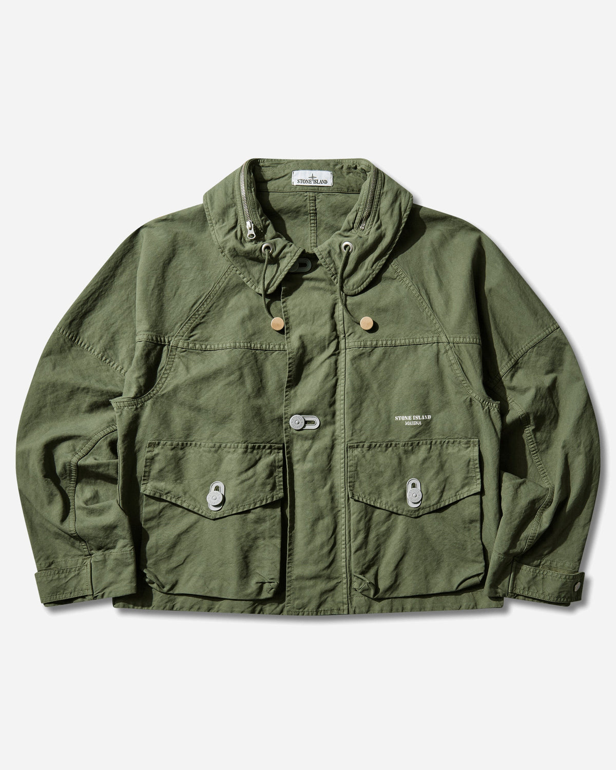 Men's Marina NYCO Panama-TC Coach Jacket Quartz Green