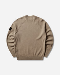 Men's Light Raw Hand Organic Cotton Sweater Desert Sand