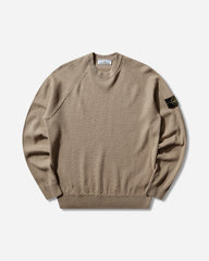 Men's Light Raw Hand Organic Cotton Sweater Desert Sand