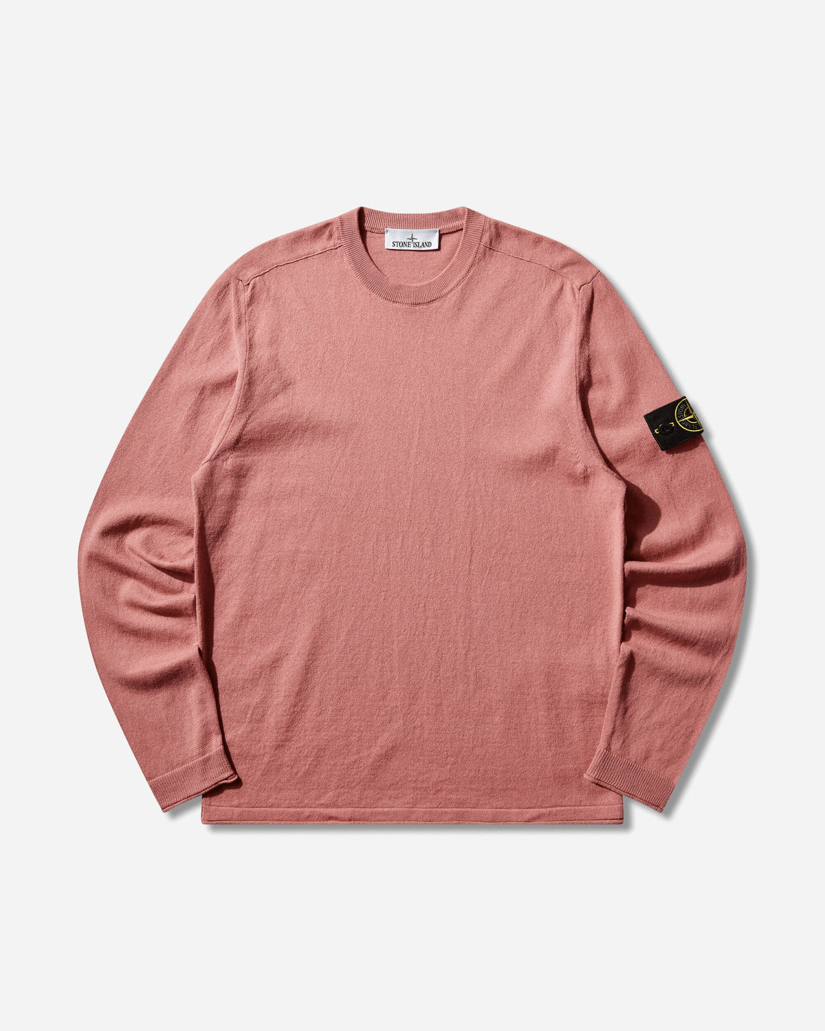 Men's Light Raw Hand Organic Cotton Sweater Oleander