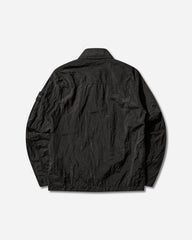 Men's Nylon Metal Overshirt Black