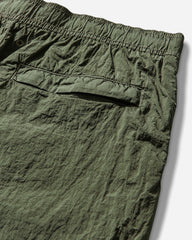 Men's Nylon Metal Swim Shorts Military Green