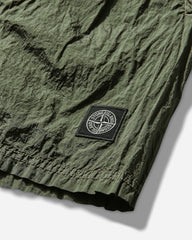 Men's Nylon Metal Swim Shorts Military Green