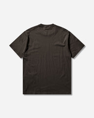 Men's Organic Cotton Jersey 'FISSATO' Effect T-Shirt Charcoal