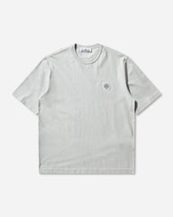 Men's Combed Organic Cotton Jersey Reflective Garment Lamination T-Shirt Sky Blue