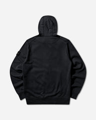Men's Organic Cotton Fleece Zip Hoodie Navy Blue