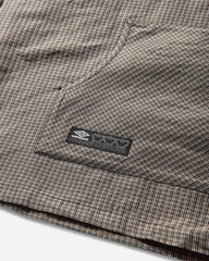 Men's Masked Check Anorak Beige / Black