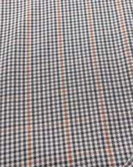 Men's Checked Double Knee Pants Brown / Black Check