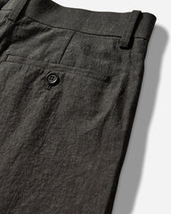 Men's Linen-Ramie Blend Cotton Pants Charcoal