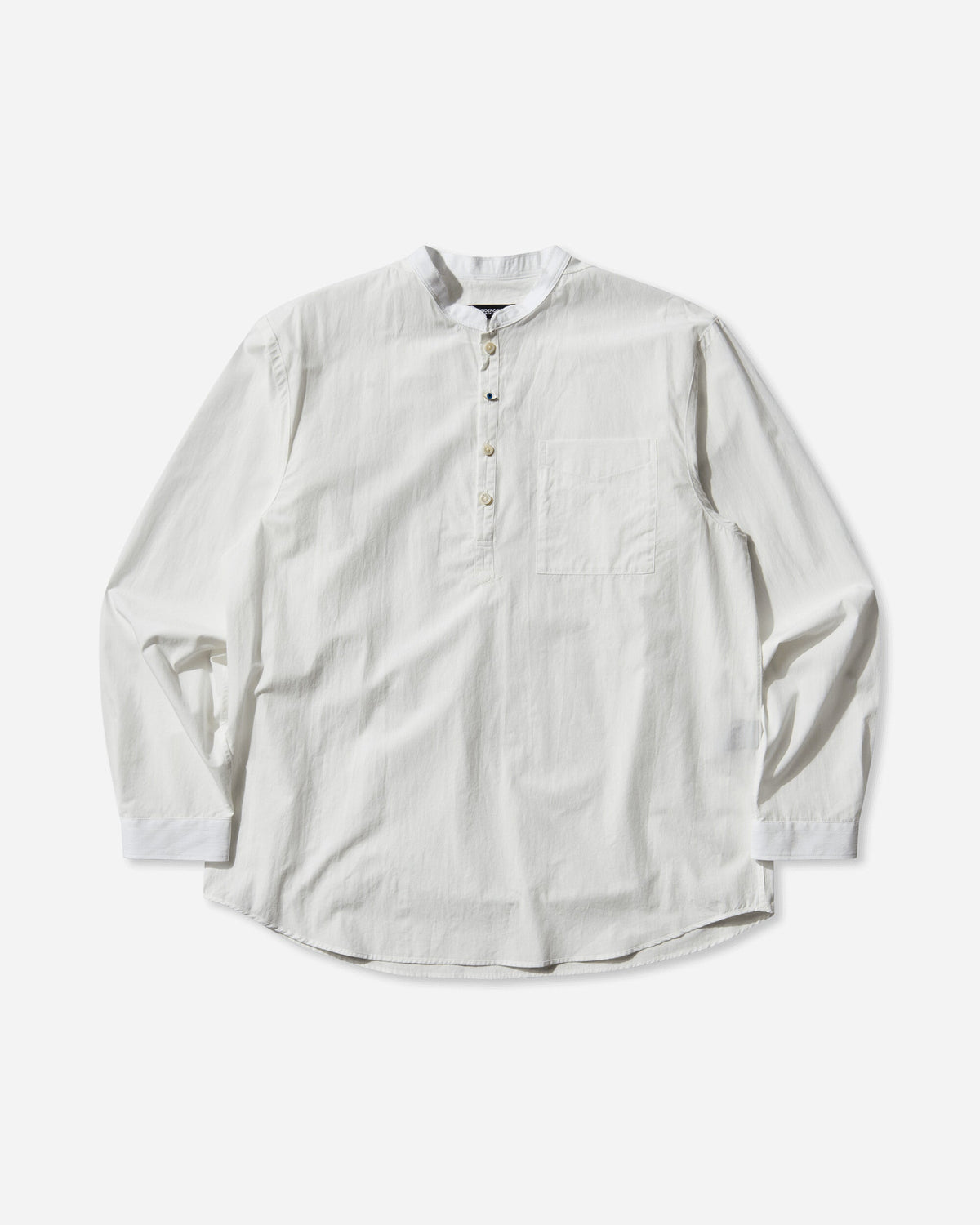 Men's Cotton Typewriter Pullover Shirt White