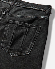 Men's Five Pocket Denim Shorts Black