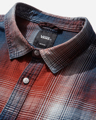 Men's Indigo Plaid Longsleeve Shirt Racing Red