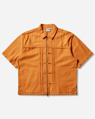 Men's Double Edge Shortsleeve Shirt Sunset Orange