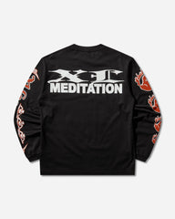 Men's Meditation Longsleeve T-Shirt Black
