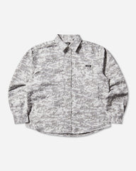 Men's Digital Camo Jacquard Longsleeve Shirt White