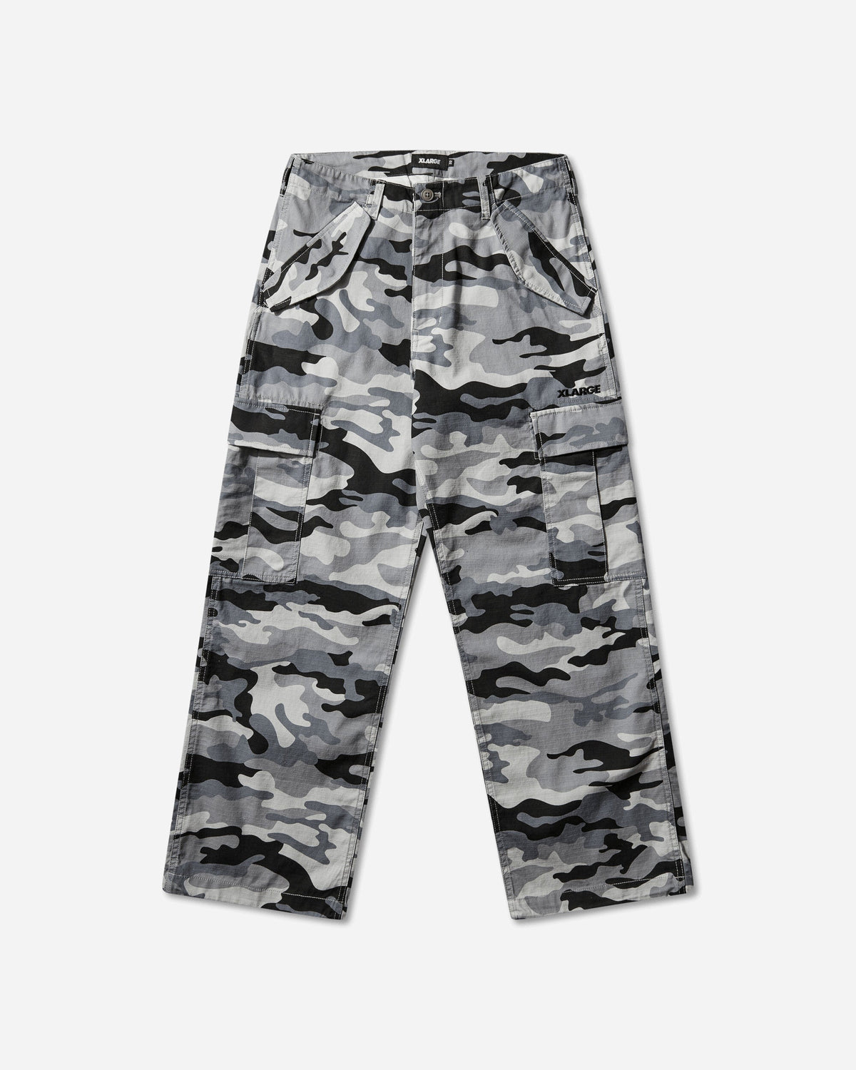 Men's Label Ripstop Cargo Pants Grey