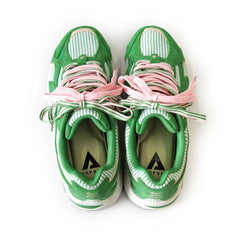 ASFVLT CITY RUN GREEN PINK STRIPE WOMEN'S