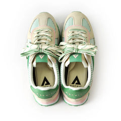 ASFVLT GATE WHITE GREEN STRIPE WOMEN'S
