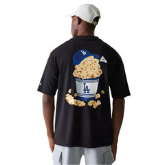 New Era LA Dodgers MLB Food Graphic Tee  - Black