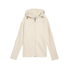 PUMA Women's EVOSTRIPE Full-Zip Hoodie - Alpine Snow