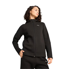 PUMA Women's EVOSTRIPE Full-Zip Hoodie - Black