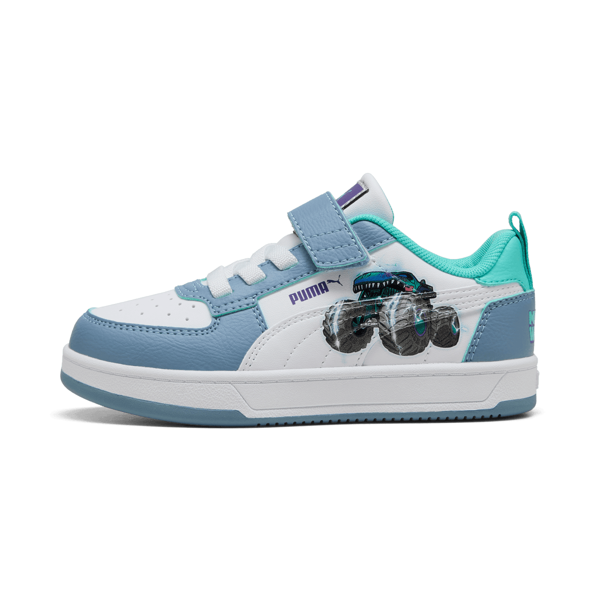 Puma Children Caven Hot Wheels - Blue / White / Aquatic