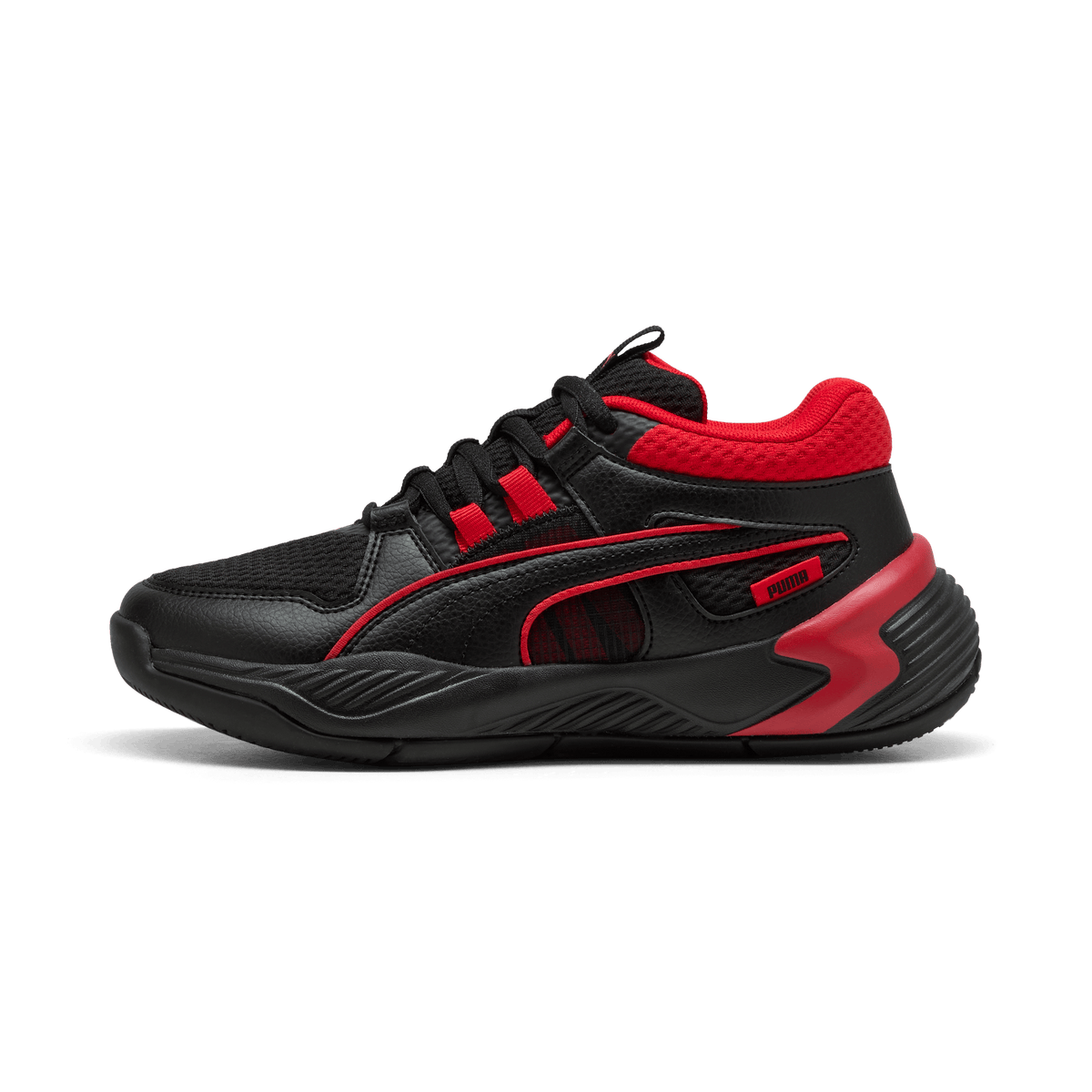 Puma Childrens Uproar- Black / All Time Red