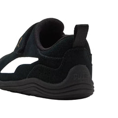 PUMA Infants Kitten Premium V Slip On - Black / White / Gold