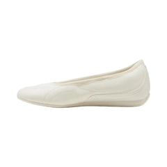 PUMA Women's Catch Soleil Ballerina - White / Black