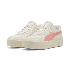 PUMA Womens Court Lally Skye - Frosted Ivory / Pink