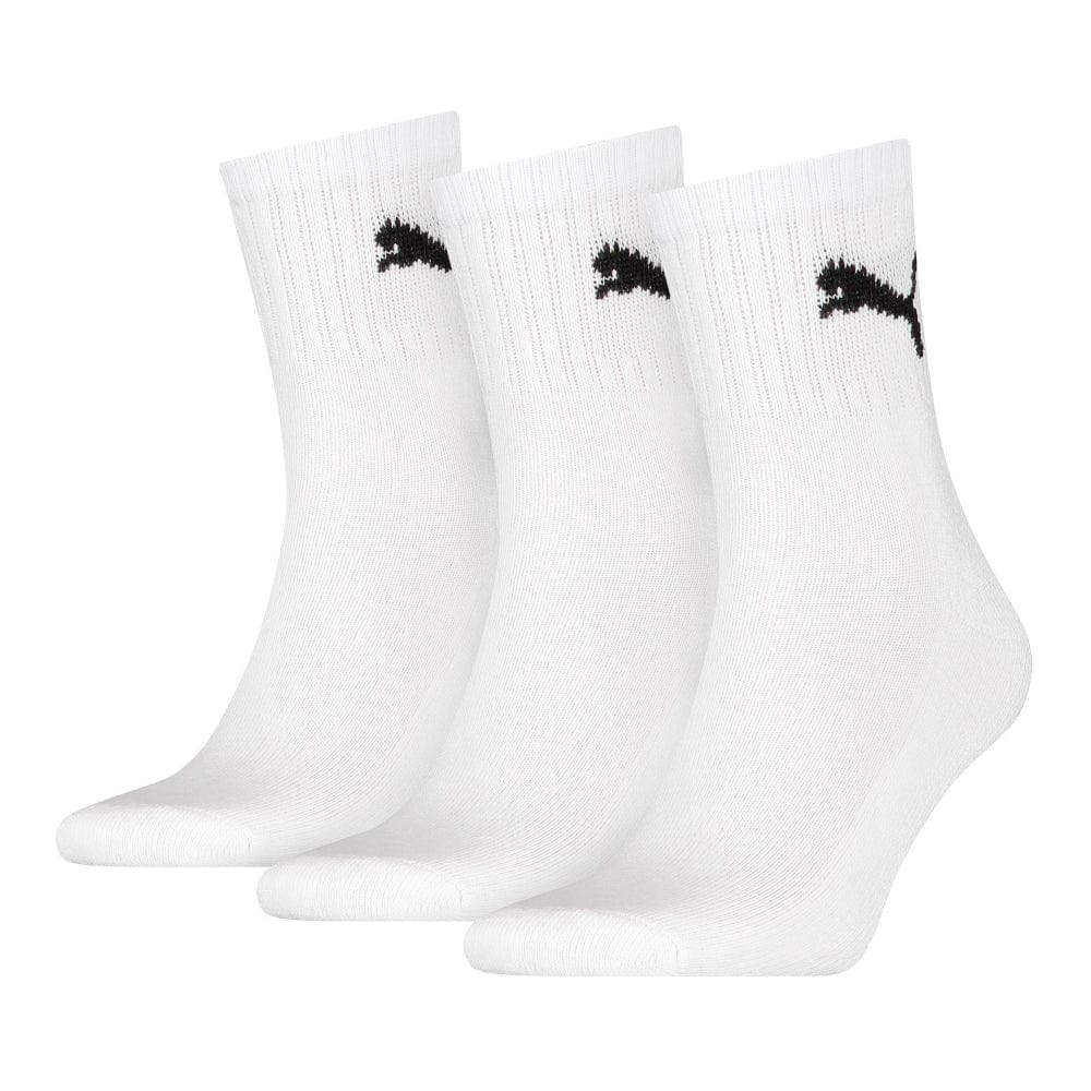 PUMA Short Crew Sock 3 Pack - White