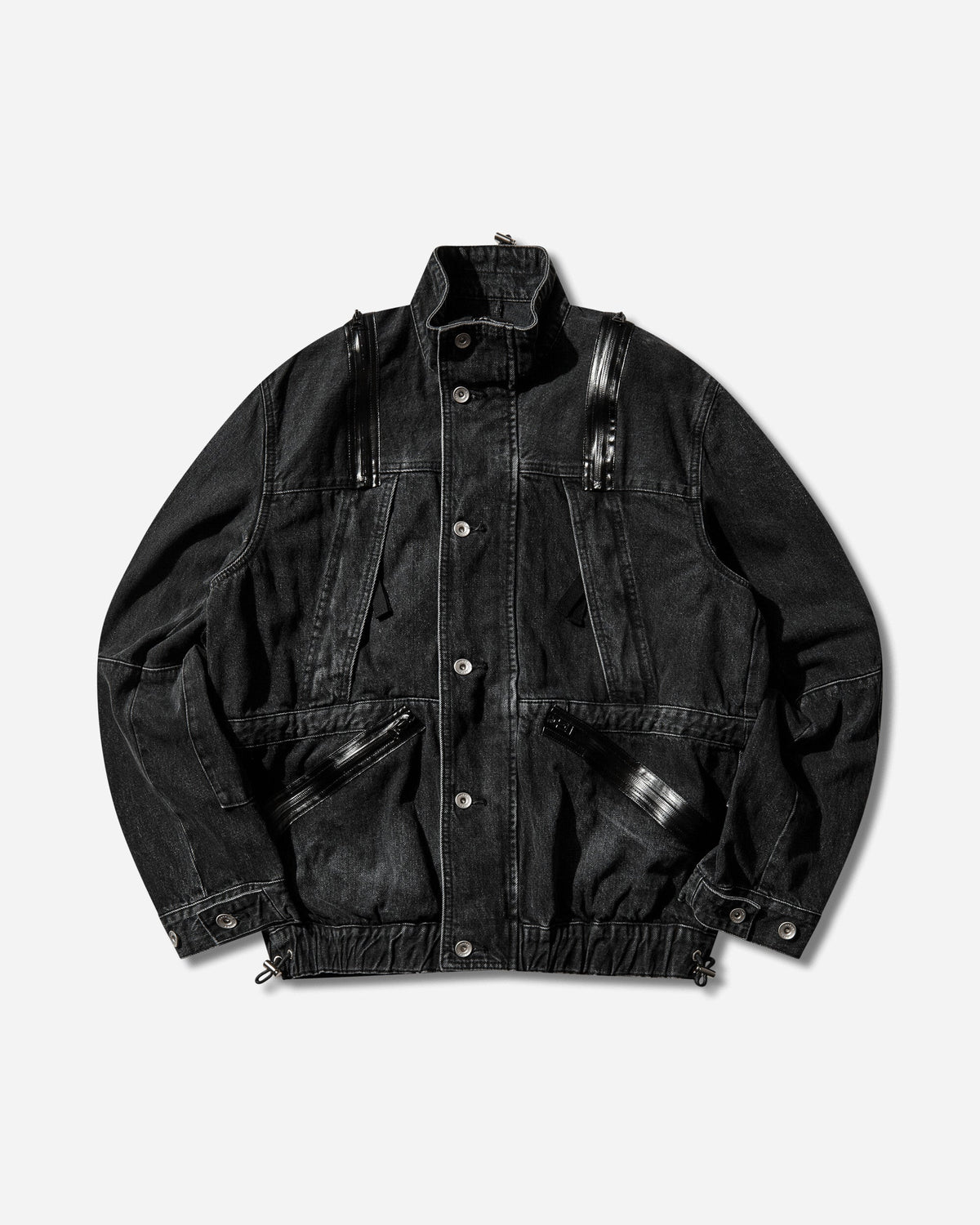 Men's Denim Blouson Black