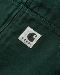 Men's Carhartt WIP Washed Duck Hooded Blouson Green