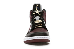 Nike Air Jordan 1 Mid SE Black Dark Beetroot Women's