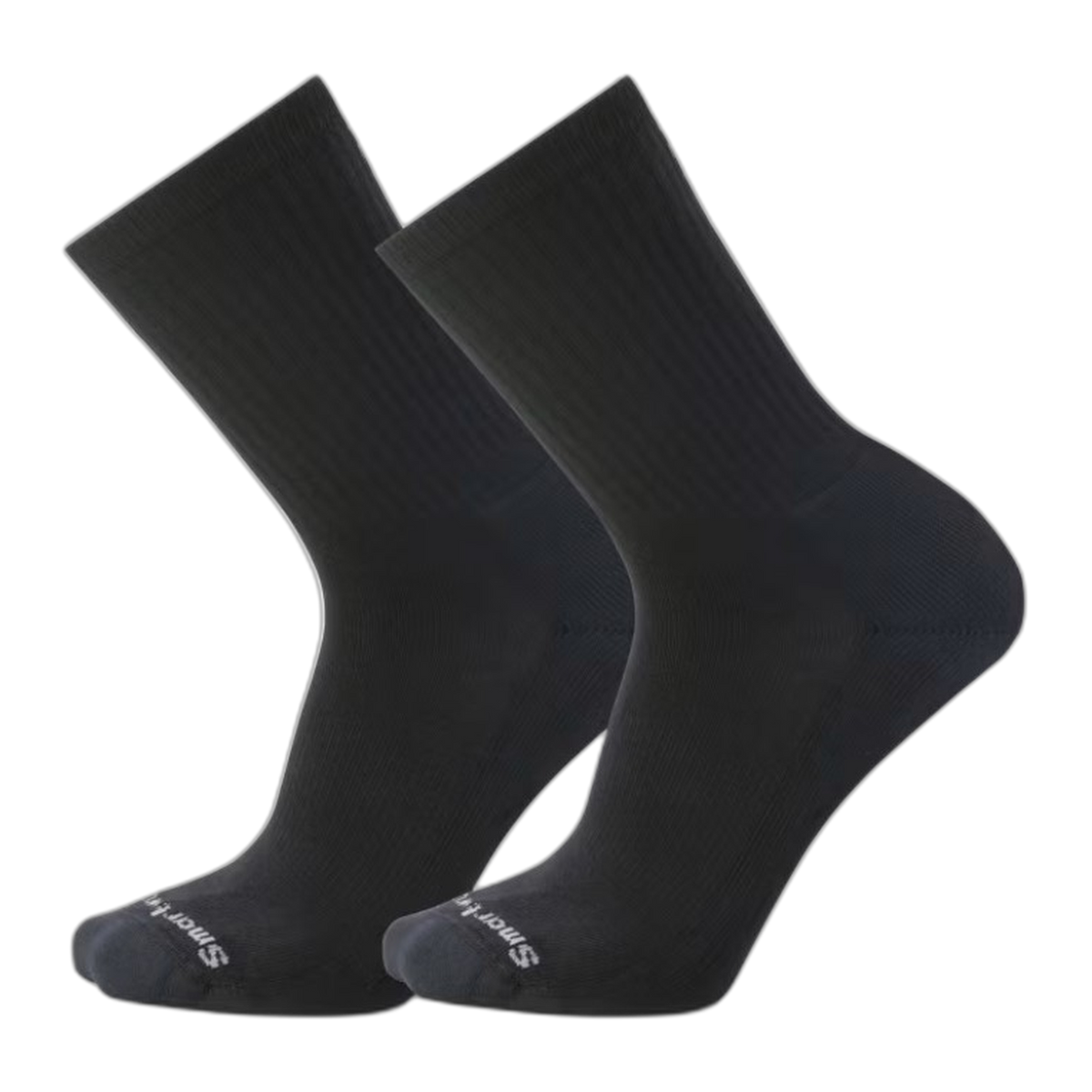 Everyday Solid Rib Crew 2 Pack Socks