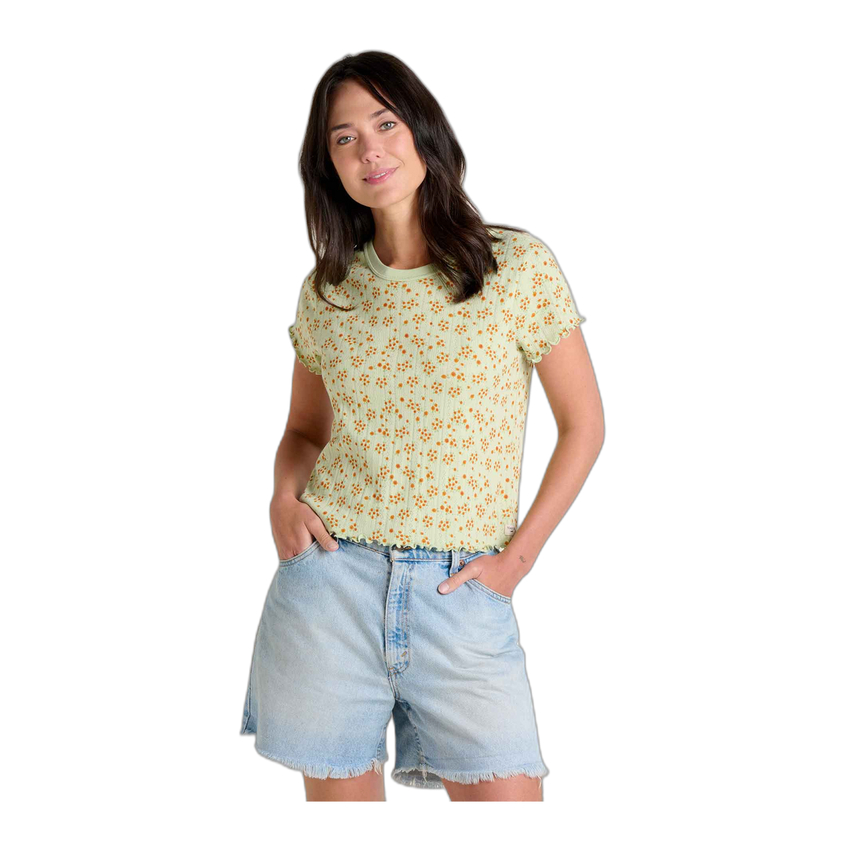 Foothill Pointelle Baby Tee