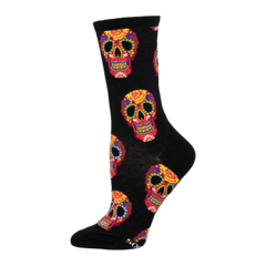 Dia De Lost Muertos Skull Socks